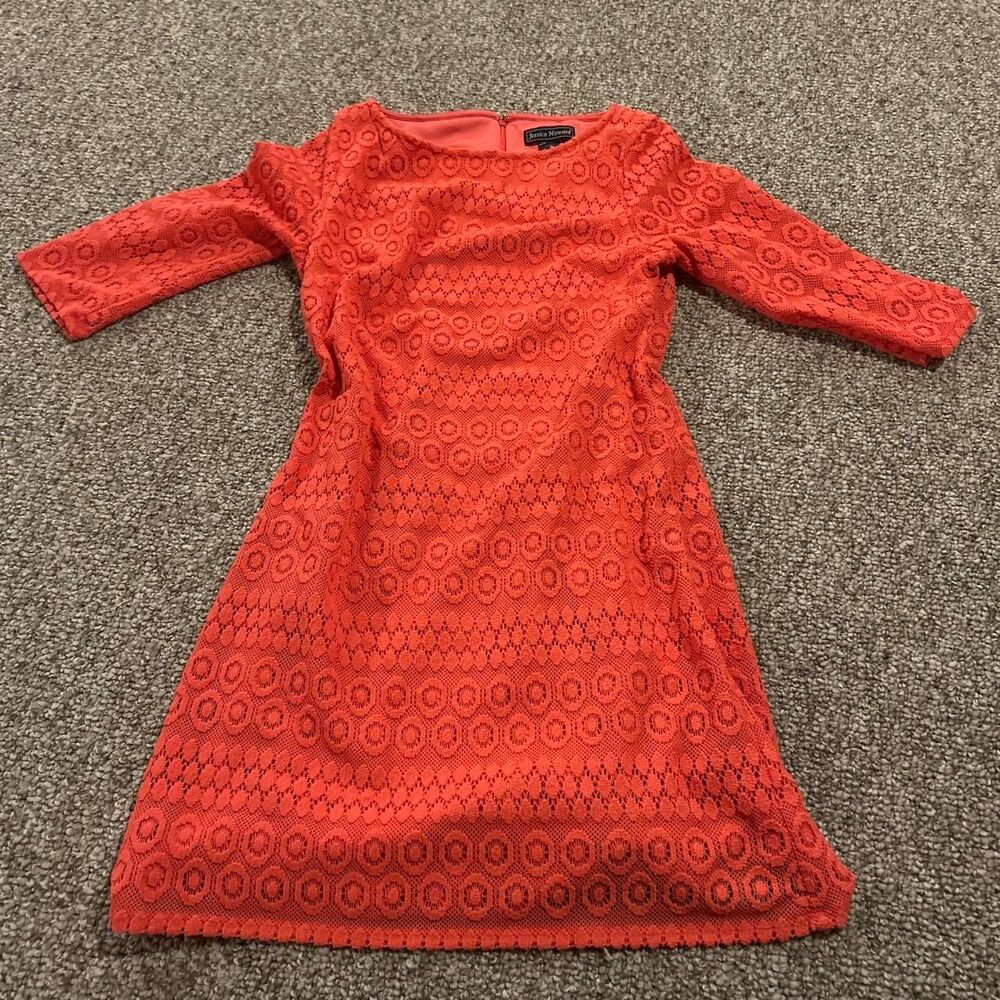 Jessica-howard Women's Orange and Red Dress